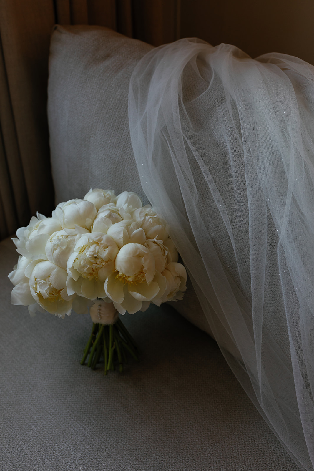 Garden-style peony bouquet by Made For You Floral Studio